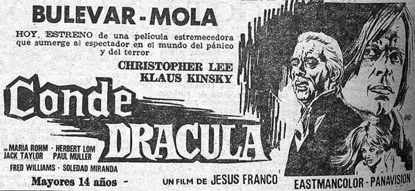 36ad2.jpg - Count Dracula Spanish newspaper ad