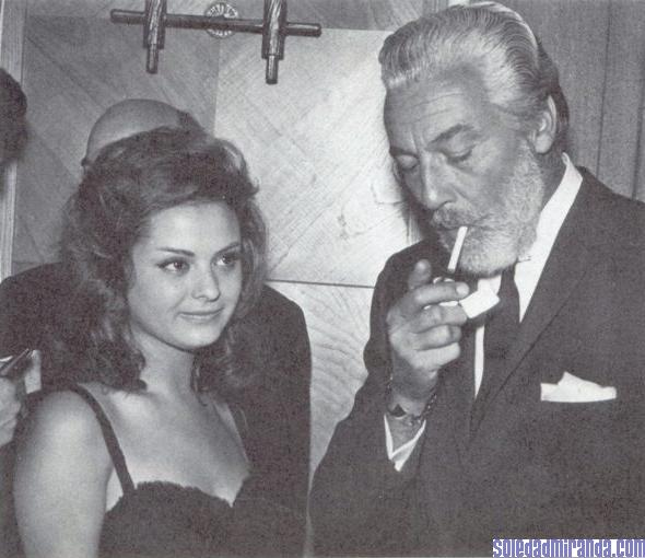 per03.jpg - circa summer 1962, at a party with star of The Castilian, Cesar Romero